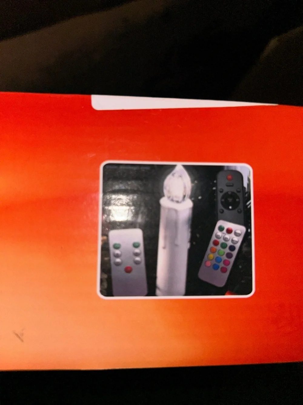 LED Cordless Christmas Candle Lights - Red Box
